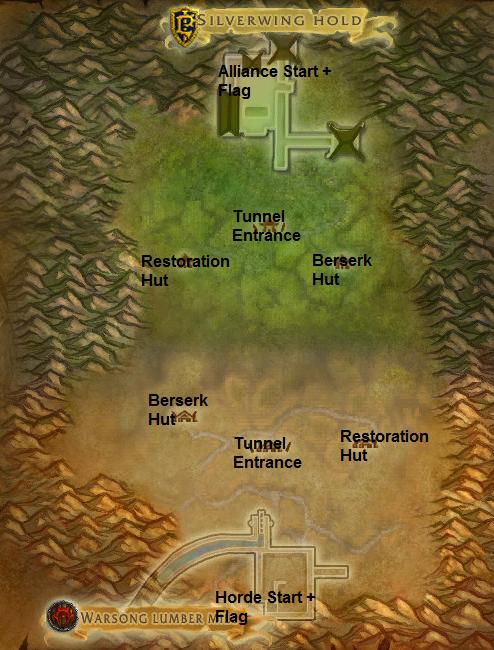 Warsong Gulch Map